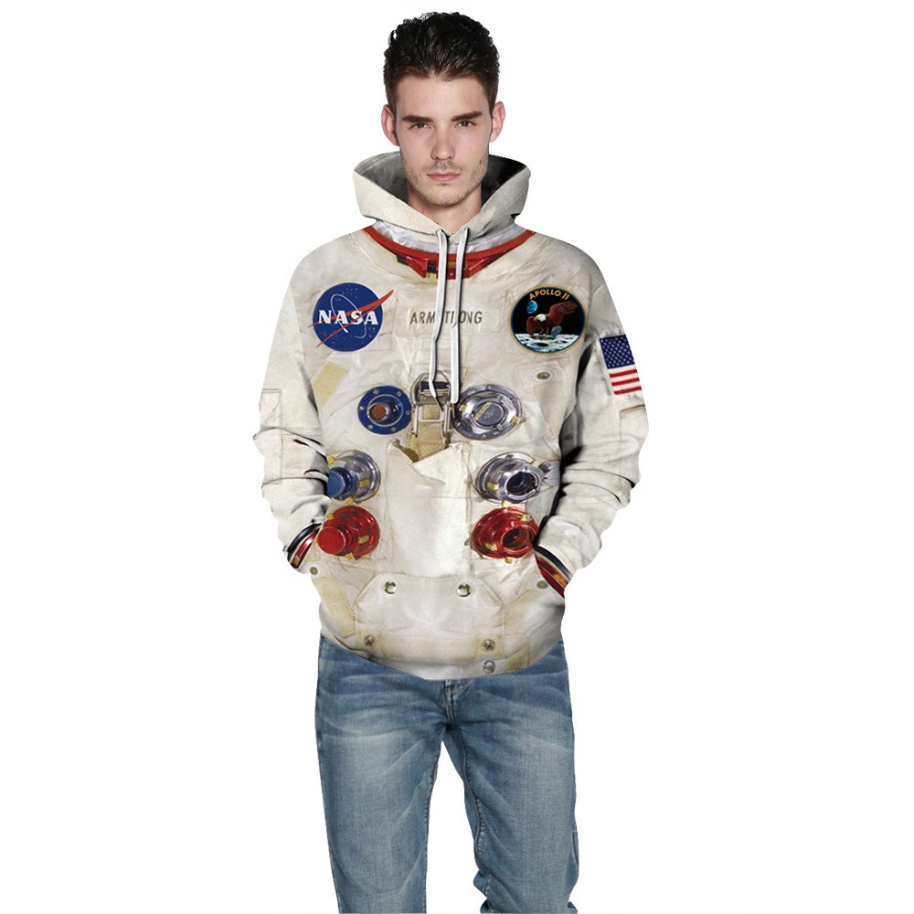 NASA Astronaut Hoodie Sweatshirt For Men Women Kids Family Matching ...