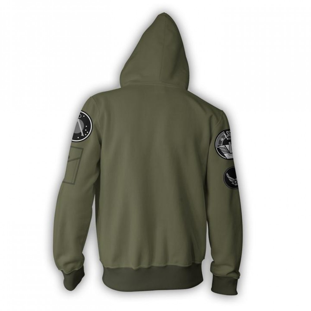 Stargate SG1 Hoodie 3D Zip Up Jacket Coat - Hhoodie.com