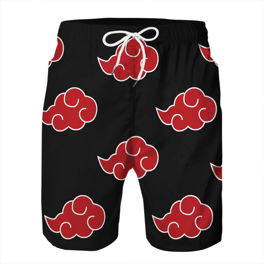 Naruto Akatsuki Swim Trunks Shorts 3D Beach Shorts For Men Boys ...