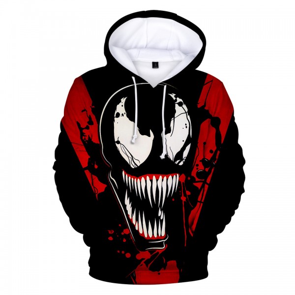 Venom 3D Hoodie Skull Pullover Hooded Sweatshirt Casual Top