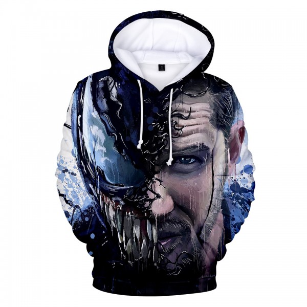 Venom 3D Hoodie Print Pullover Sweatshirt Casual Top