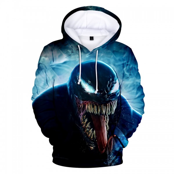 Venom Hoodie 3D Skull Pullover Hooded Sweatshirt Casual Tops