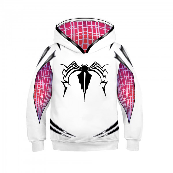 Kids Spiderman Hoodie - Spiderman Spider-Gwen Stacy Venom 3D Pullover Hoodies Sweatshirt