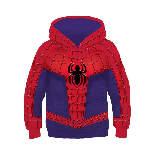 Kids Spiderman Hoodie - Amazing Spider-Man 3D Pullover Hoodies Sweatshirt