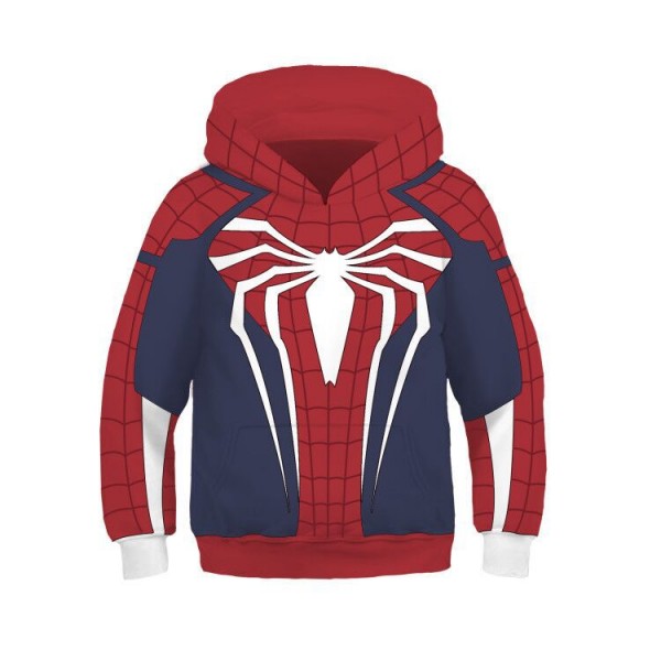 Kids Spiderman Hoodie - Spider-Man PS4 3D Pullover Hoodies Sweatshirt