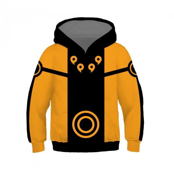 Kids Naruto Hoodie - Rikudou Sennin 3D Pullover Hoodies Sweatshirt
