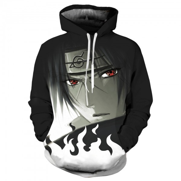 Naruto Hoodie Itachi Uchiha 3D Pullover Hoodies Sweatshirt