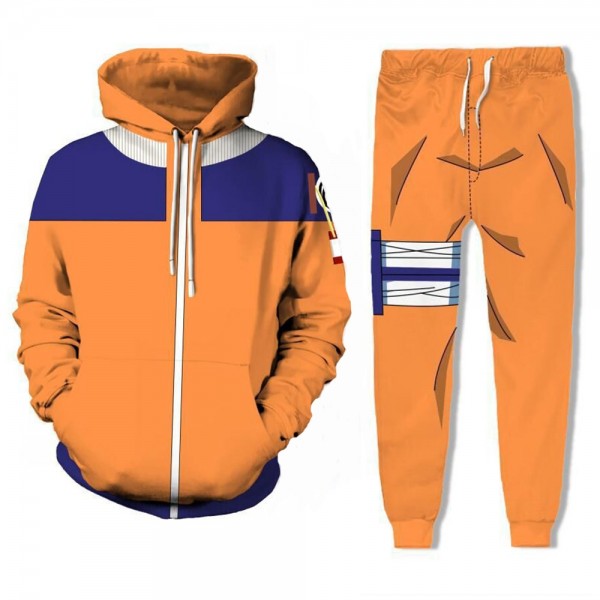 Naruto Hoodie Uzumaki Naruto 3D Pullover Hoodies Sweatshirt Pants