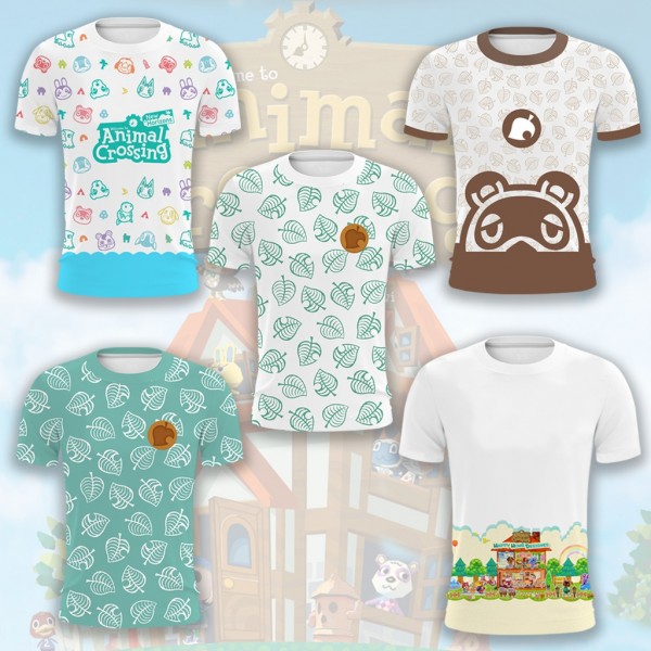 Animal Crossing T-Shirt 3D Short Sleeve Tee