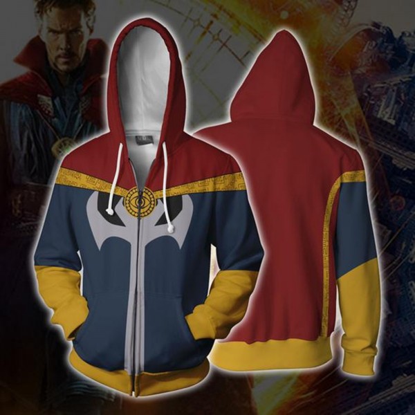 Doctor Strange Hoodies Jacket - Avengers Infinity War Zip Up 3D Hoodie Coat