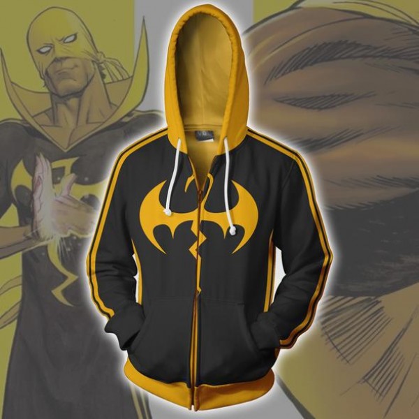 Iron Fist Hoodie 3D Zip Up Jacket Coat