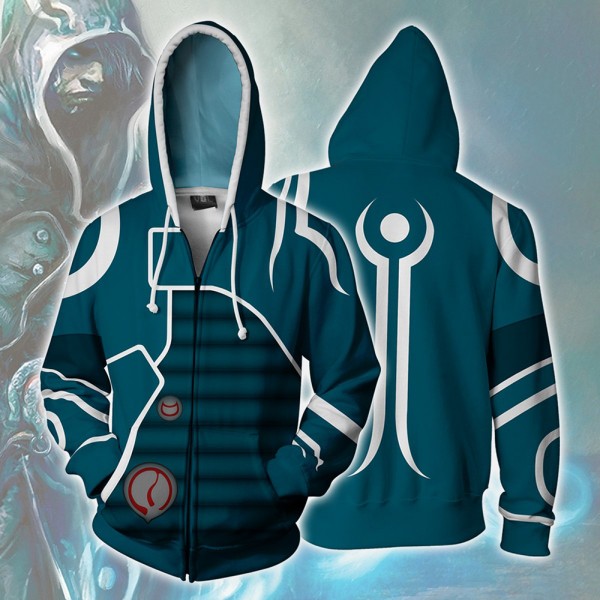 Magic: The Gathering Hoodies - Jace 3D Zip Up Jacket Coat