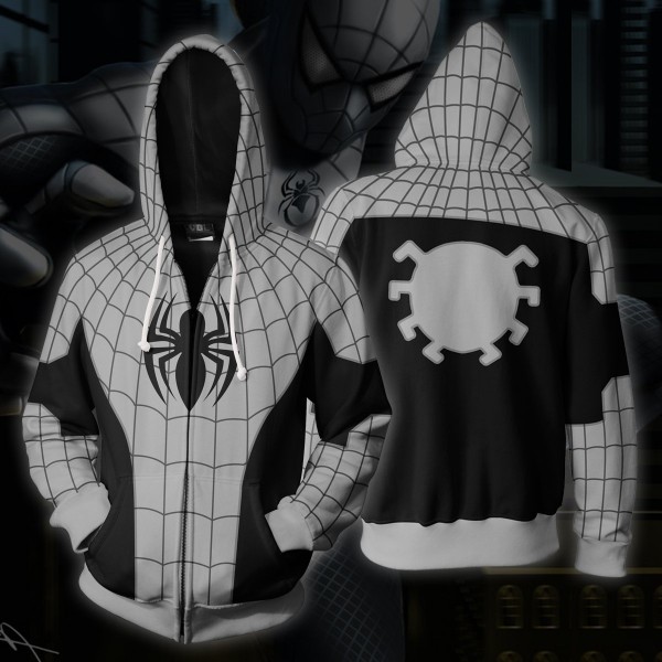 Spiderman Hoodies - Armored Spider-Man 3D Zip Up Hoodie Jacket Coat