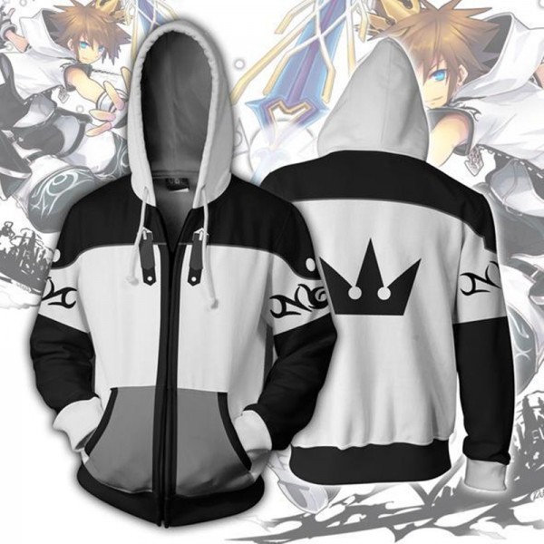 Kingdom Hearts Hoodies - Sora Final Form Zipper Jacket Coat
