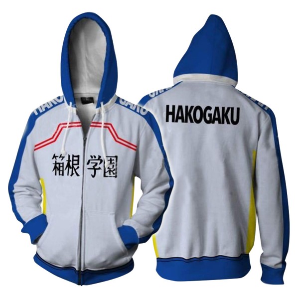 Yowamushi Pedal Hoodie - Glory Line Sangaku Manami 3D Zip Up Hoodies Jacket Cosplay