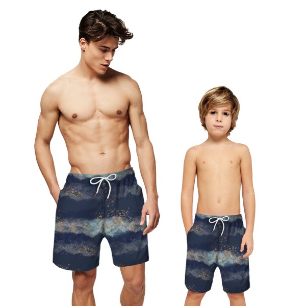 Star Pattern Swim Trunks Shorts 3D Beach Shorts For Men Boys