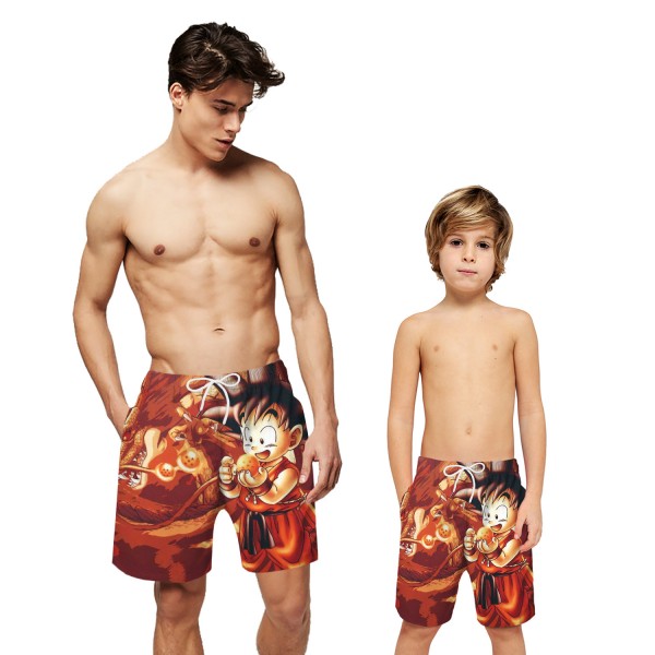 Dragon Ball Goku Swim Trunks Shorts 3D Beach Shorts For Men Boys