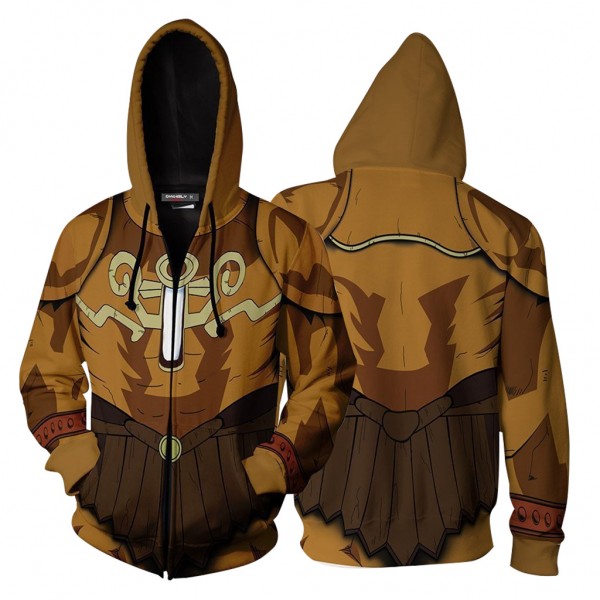 Yu-Gi-Oh Hoodie Jacket - Exodia The Forbidden One 3D Zip Up Hoodies Jacket Coat