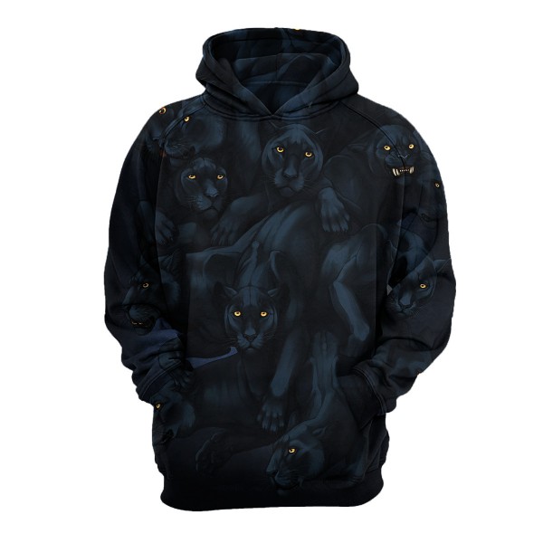 3D Black Panther Hoodie Pullover Sweatshirt