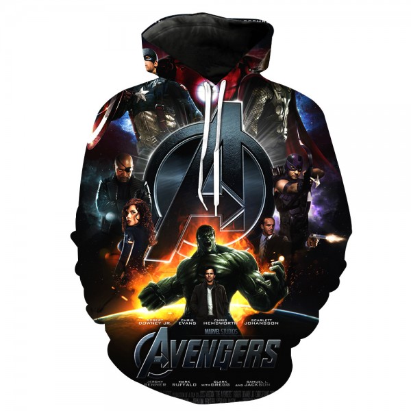 Avengers Hoodie 3D Pullover Sweatshirt