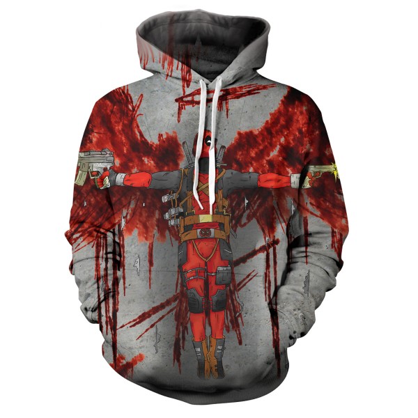 Deadpool 2 Hoodie 3D Design Pullover Sweatshirt