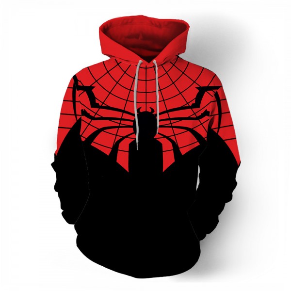 Red Spiderman 3D Hoodie Sweatshirt Pullover Casual Tops