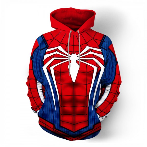 Spiderman Hoodie 3D Sweatshirt Pullover Tops